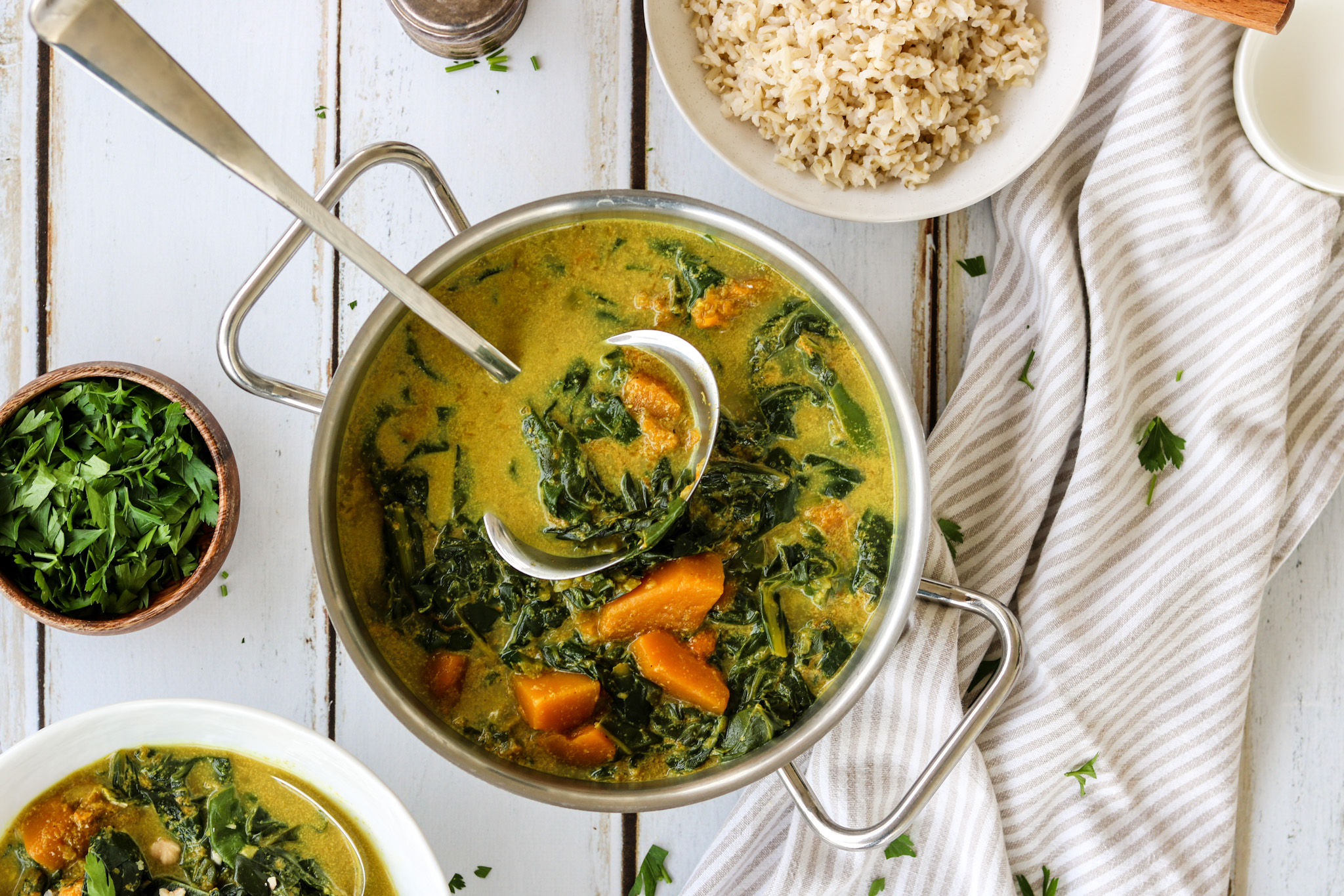 Curry de calabaza y acelgas ¡Un guiso exótico y delicioso! | Hoy Comemos  Sano